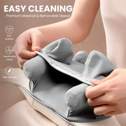 Leovia™ Neck Massager – Deep Tissue, Heat & Portable Comfort