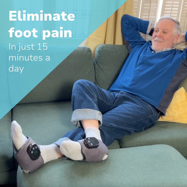 Leovia™ Foot Massager – Heat, Compression & Deep Tissue Relief